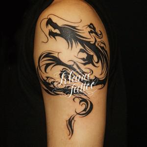 Dragon Tribal Tattoo