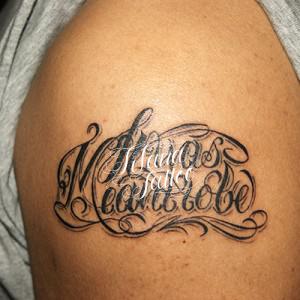 レタリング・タトゥー