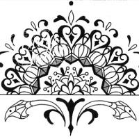 ヘナ・ペイズリー柄