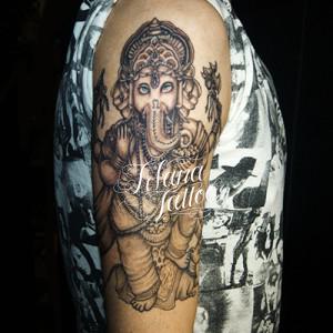 ガネーシャの刺青
