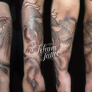 鳳凰のタトゥー