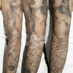 チカーノ・フルスリーブ・タトゥー