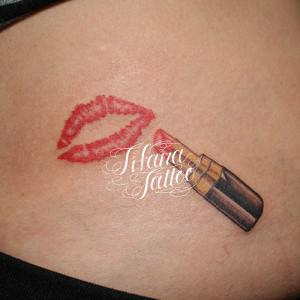 Lipstick/Hickey mark Tattoo