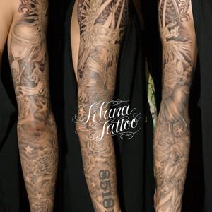 フルスリーブ・タトゥー