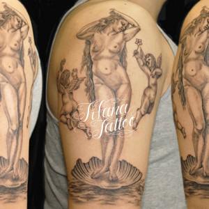 女神|天使のタトゥー