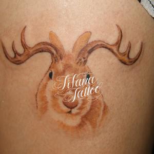 想像上の動物のタトゥー