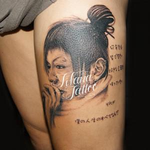 ポートレイトタトゥー