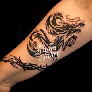 Dragon Tribal Tattoo