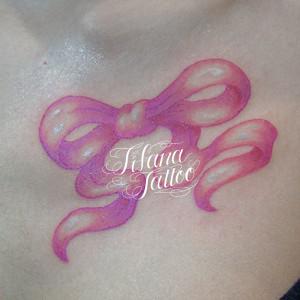Pink Ribbon Tattoo