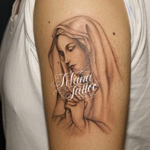 Virgin Mary Tattoo