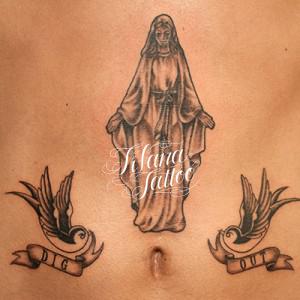 マリア様とツバメのタトゥー