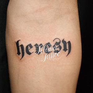 Letter Tattoo
