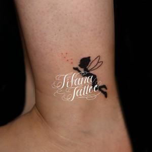 妖精のワンポイントタトゥー