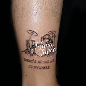 ドラムのタトゥー