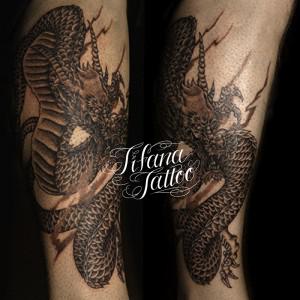 龍の刺青作品画像