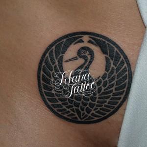家紋のタトゥー
