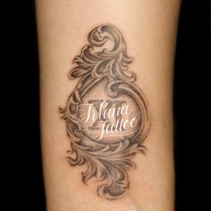 ローマ数字のタトゥー|刺青作品