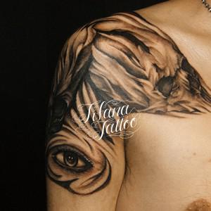 スカル|目のタトゥー