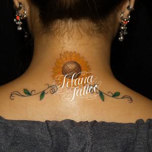 ヒマワリのタトゥー