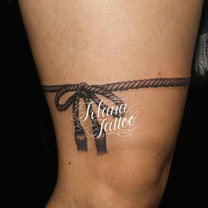 縄|紐の刺青作品