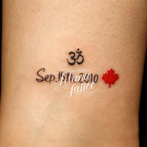 梵字|日付のメモリアルタトゥー