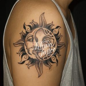 太陽と月のTATTOO