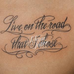 英文のフレーズ・タトゥー