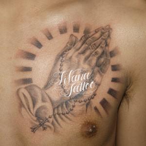 合掌のTATTOO