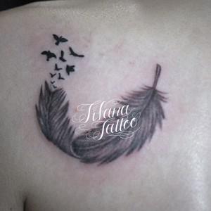 羽|鳥のタトゥー