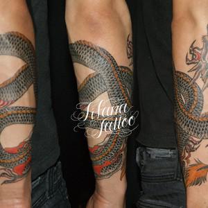 龍の刺青作品画像