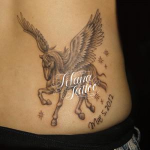 ペガサスのタトゥー