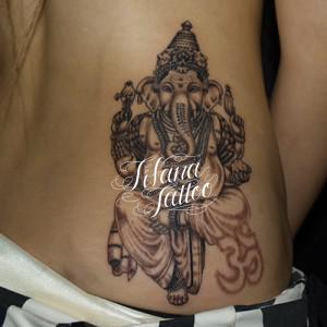 ガネーシャのタトゥー