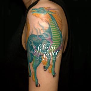 麒麟のタトゥー|刺青作品
