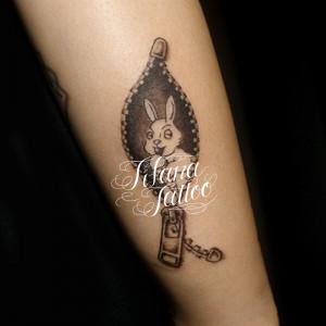 うさぎのタトゥー