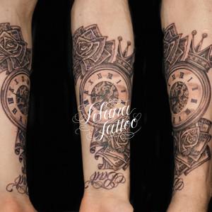 時計|マネーローズ|王冠のタトゥー