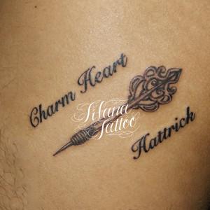 ダーツのタトゥー