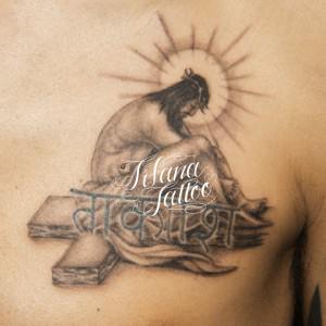 ジーザスのタトゥー