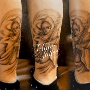 死神のタトゥー