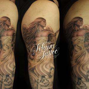 女神のタトゥー