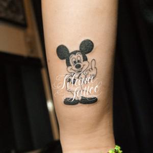 Fuck Mickey Tattoo
