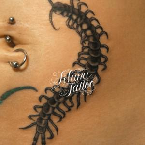 百足のタトゥー