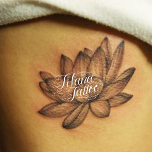 蓮のタトゥー|刺青作品画像