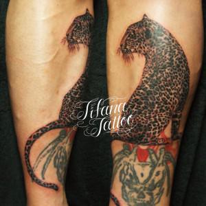 豹の刺青作品画像