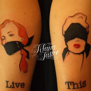 持込デザインのタトゥー