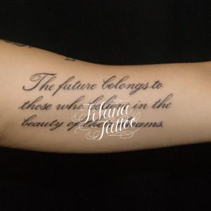 英文のタトゥー