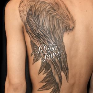 羽|翼のタトゥー