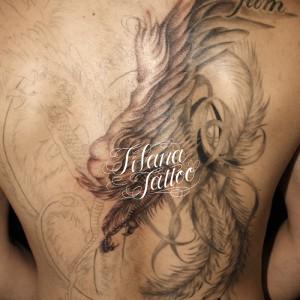 鳳凰の刺青作品|製作中