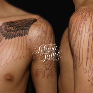 白頭鷲のタトゥー|製作中