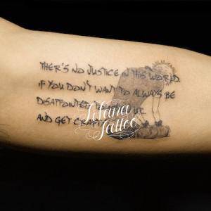 文字|キャラクターのタトゥー