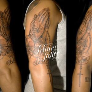 Praying Hands Tattoo